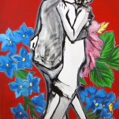 Ludowy Blues, 2012, Acrylic on Canvas, 80x120cm