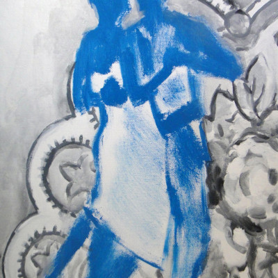 Golden Age Blues, 2012 Acrylic on Canvas 50x35cm