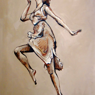 Dancer, 2011, 80x120cm, oil on canvas