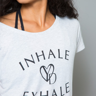 Hourglass Studios, Inhale Exhale, Your Divine, Screen Printed Apparel Design
