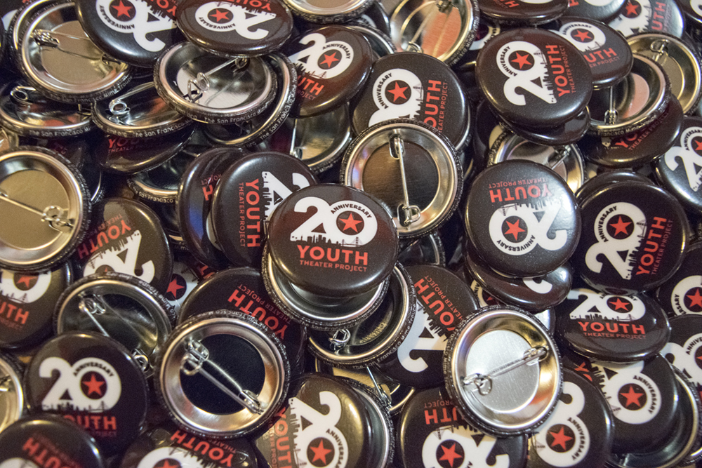 YTP 20th Anniversary Buttons, Hourglass Studios