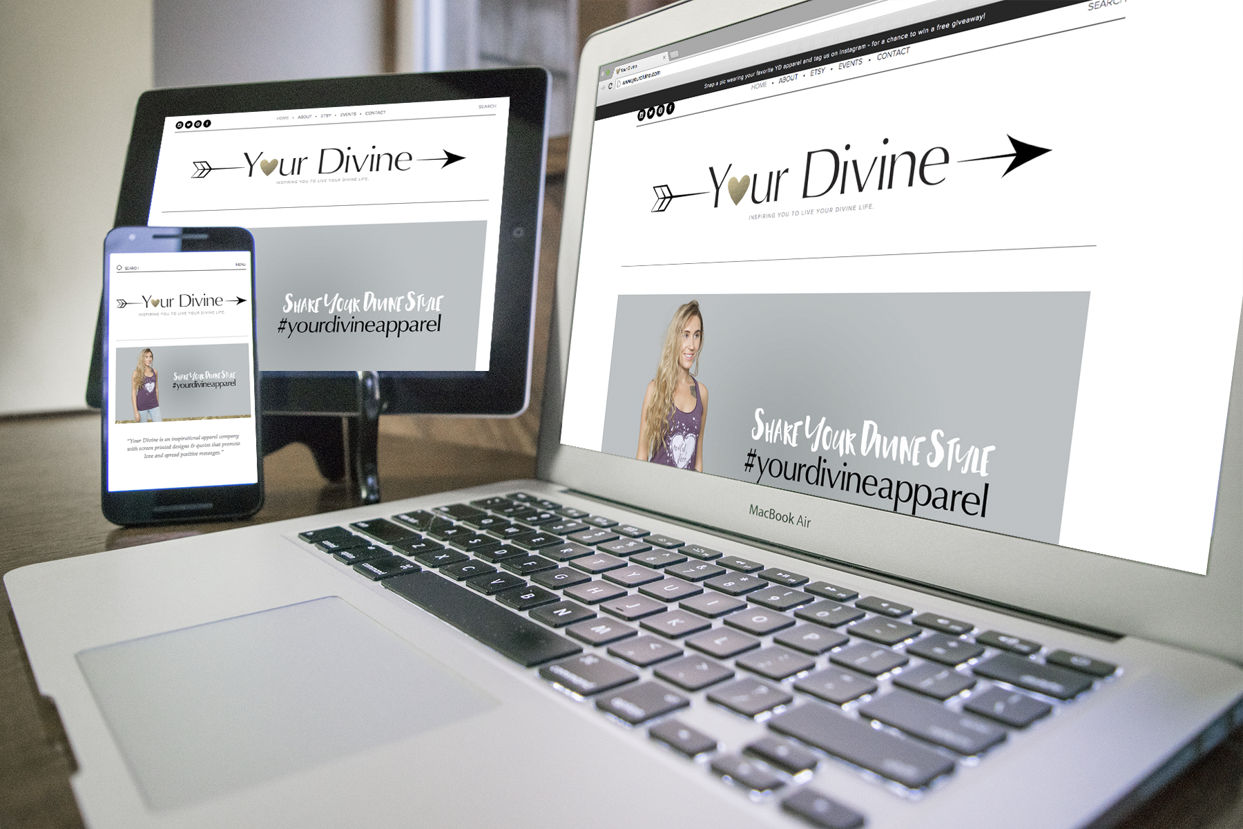 Your Divine Responsive Web Design, Hourglass Studios