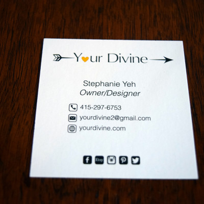 Your Divine Business Card, BACK