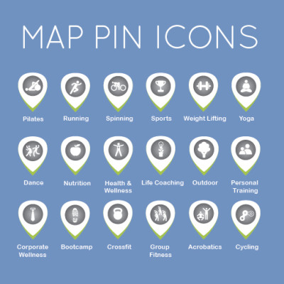 MeezyFit Pin Icons
