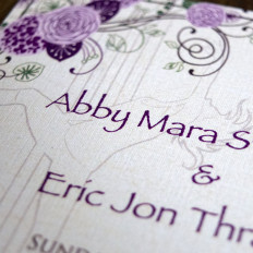 Abby & Eric, Wedding Illustration