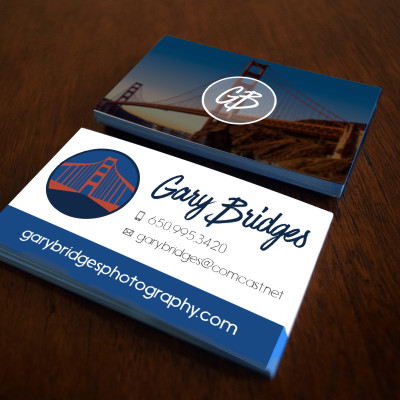 Gary Bridges Photography, Business Card